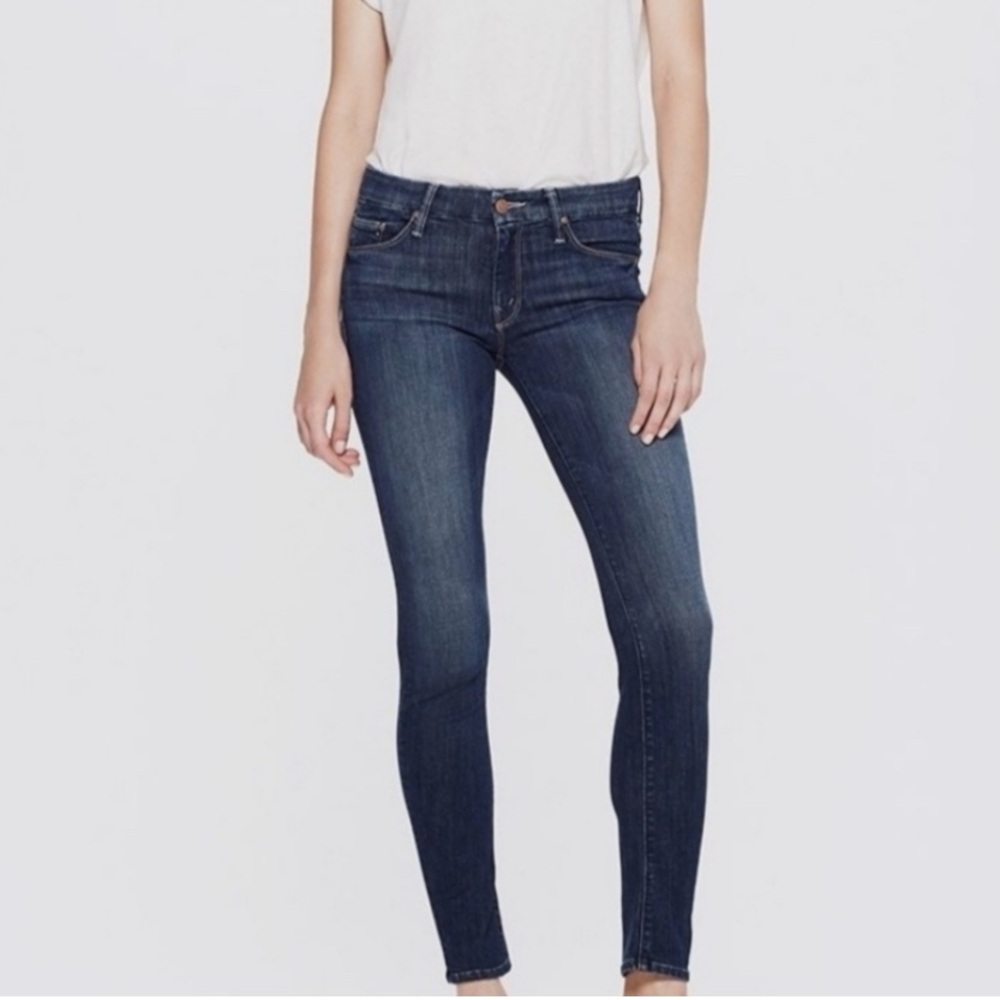 MOTHER The Looker Here Kitty Kitty Wash Denim Jeans Size 26